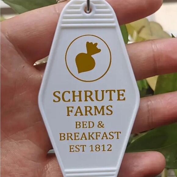 Schrute Farms Key Ring Motel The Office Hotel - Picture 1 of 1